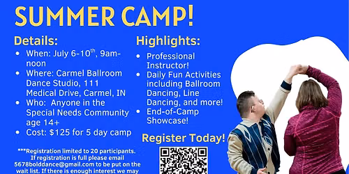 BOLD Get on the Dance Floor Summer Camp