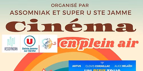 s\u00e9ance de cinema en plein air