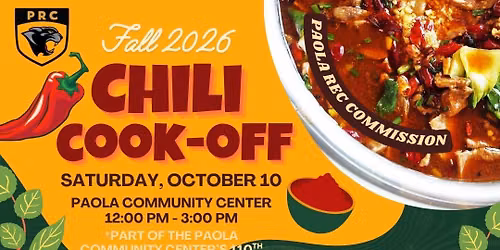 PRC Fall 2026 Chili Cookoff & Hot Wings Challenge
