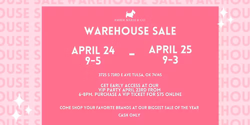 Amber Marie Warehouse Sale