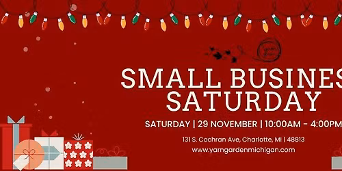 Small Business Saturday with YG!
