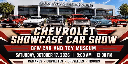 Chevrolet Showcase Car Show at the DFW Car and Toy Museum
