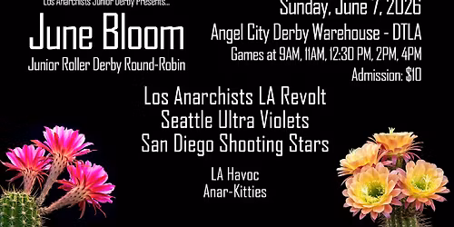 June Bloom 2026 Junior Roller Derby Round-Robin