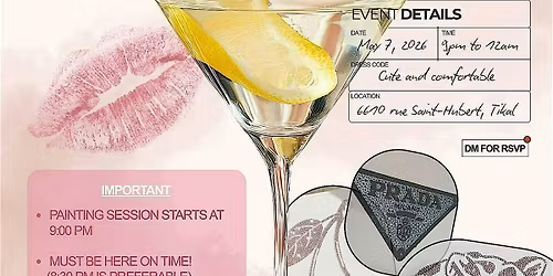 Sip & Paint pt.3 : Rhinestone edition