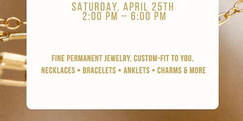 Permanent Jewelry Pop-Up @ Liquid Shoes Brewing 