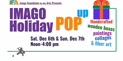 Find artful gifts at Imago\u2019s Holiday Pop-Up Dec. 6 and 7