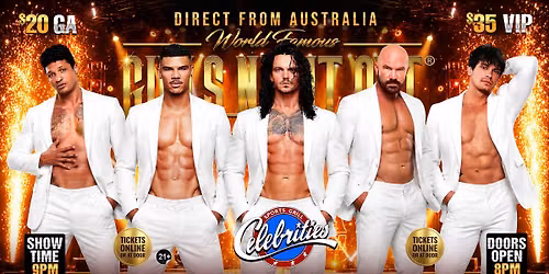 Oct 3rd: San Bernardino, CA- GIRLS NIGHT OUT\u00ae AUSTRALIAN TAKEOVER at Celebrities