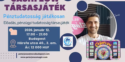 Cashflow - Passz\u00edv j\u00f6vedelem \u00e9s p\u00e9nz\u00fcgyi tudatoss\u00e1gi j\u00e1t\u00e9k