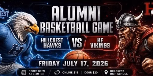 Hillcrest vs HF Alumni basketball game
