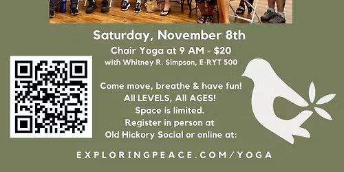 November Chair Yoga & Tea Tasting with Whitney at The Shoppes at Old Hickory 