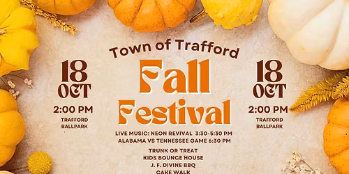 Town of Trafford Fall Festival