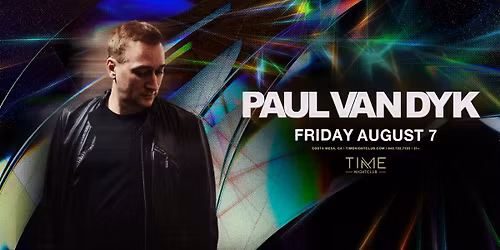 Paul van Dyk at Time Nightclub