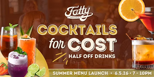 Cocktails for Cost | Summer Drink Menu Launch