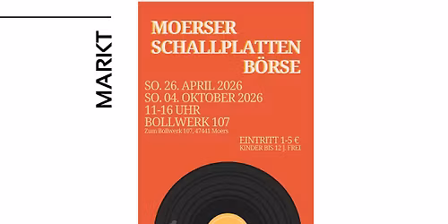 Schallplattenmarkt \u2022 Bollwerk 107 \u2022 Moers