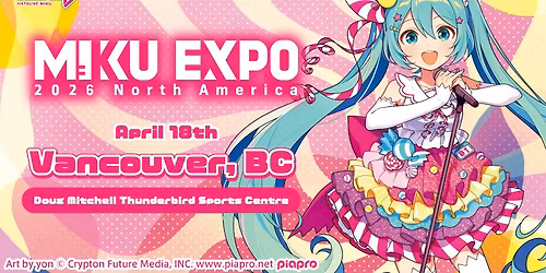 MIKU EXPO 2026 North America in Vancouver, BC