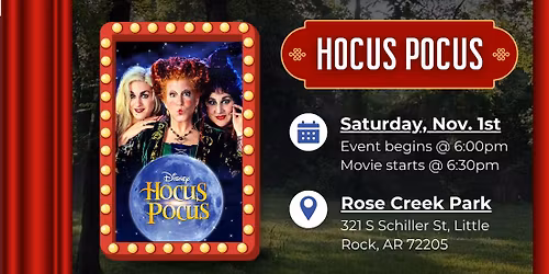 HOCUS POCUS - Movie Night at Rose Creek Park