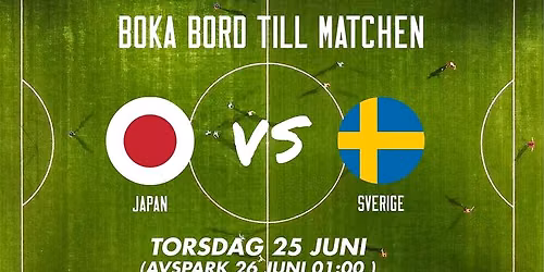 Japan - Sverige (Avspark 01.00)