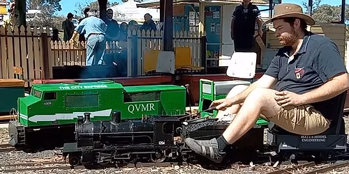 QVMR 24 May 2026 Public running mini trains