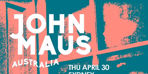 John Maus Sydney show at The Metro 