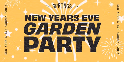 New Year\u2019s Eve Garden Party