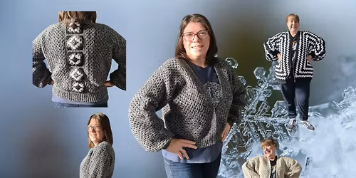 Hexi cardi CAL workshop 6 week course at St Marys community Centre, Mirfield