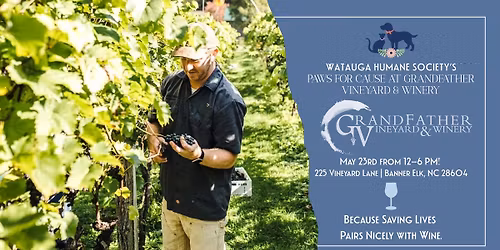 Grandfather Vineyard & Winery for Paws for a Cause