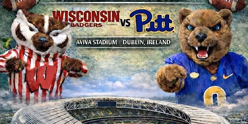 2027 Wisconsin vs Pittsburgh College Football in Dublin, Ireland