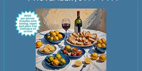 \ud83c\udf77 Tapas and Wine Tasting Evening at Cascades Cafe