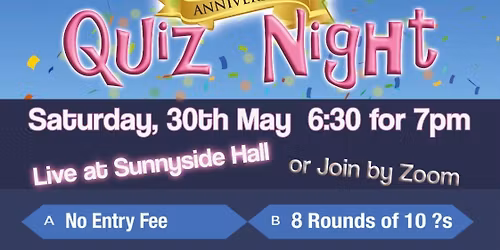 10th Anniversary Rusthall Community Cinema Film Quiz