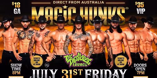MAGIC HUNKS\u00ae AUSTRALIA\u2019S \u201cTHUNDER WITH EXCITEMENT\u201d