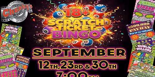 18+ LIVE Scratch Ticket BINGO Night! Hosted By WENDY!! 9\/12