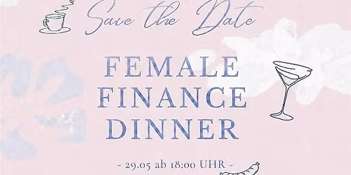 Save the date - Female Finance Dinner