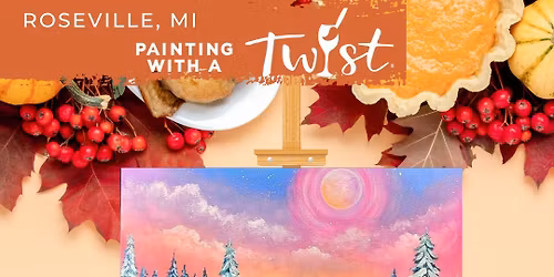 Glowing Winter Forest