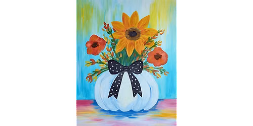 Pumpkin Full of Posies - Paint and Sip in Tyler | Classpop!\u2122