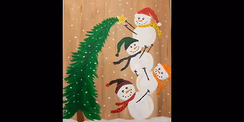 Snowmen Paint-Night Event- Loxahatchee Studio