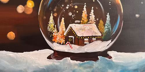 Join Brush Party to paint the fabulously festive, 'Snow Globe' in Banbury