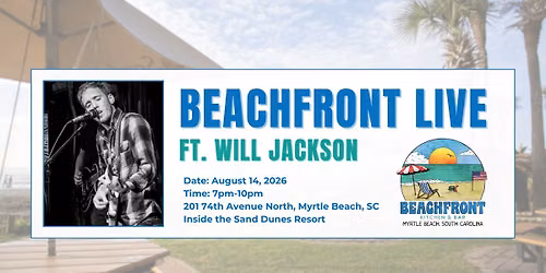 Beachfront Live ft Will Jackson