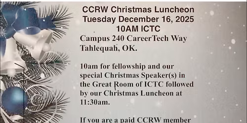 CCRW Christmas Lunch