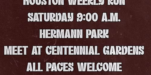 The Renaissance Run Club (WEEKLY RUN)