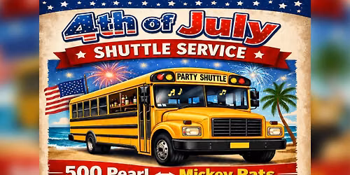 4th of July Shuttle Service: 500 Pearl to Mickey Rats