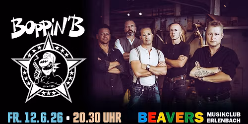 BOPPIN\u2018 B | Rock\u2019n\u2019Roll | BEAVERS Musikclub | Erlenbach am Main 
