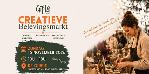 Creatieve belevingsmarkt - Gifts&more 2026