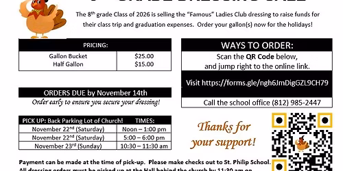 8th Grade Dressing Sale