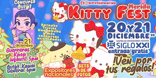 Kitty y sus Amigos, Ternurines, Labubus y m\u00e1s \ud83c\udf80 20 y 21 Diciembre \ud83c\udf80 Siglo XXI