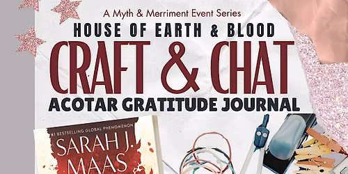 Craft & Chat August 21: (CC1)ACOTAR Prythian Gratitude Tomes