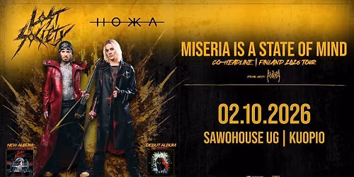 HOKKA & LOST SOCIETY: Miseria is a State of Mind - Tour 2026