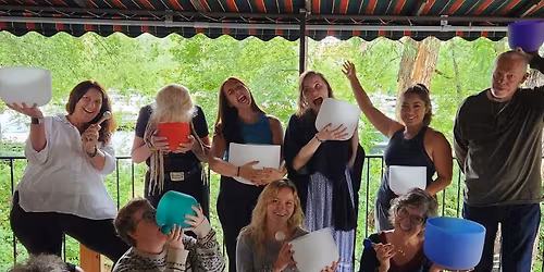 USA, Colorado Springs, Colorado - Sound Healing With Crystal Singing Bowls