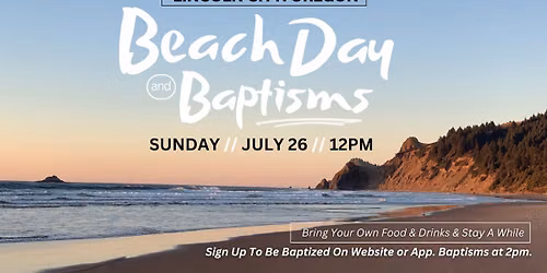 All Church Beach Day and Baptisms 2026! 
