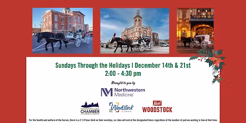 Carriage Rides on the Historic Woodstock Square