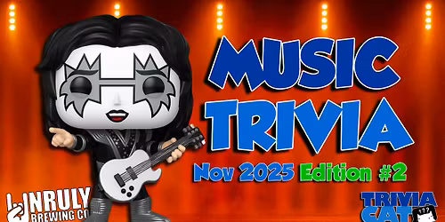 Muskegon (Unruly Brewing) Music Trivia \u2013 Nov 2025 Edition #2